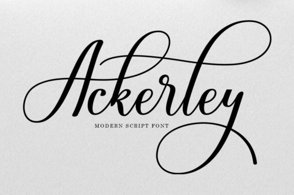 Ackerley: A Handwritten Font for Editorial Elegance