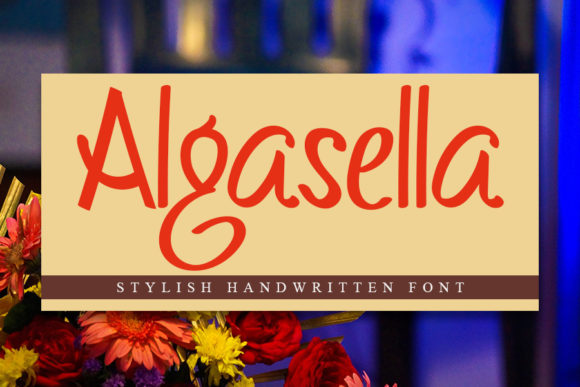 Algasella: A Handwritten Font with Heart