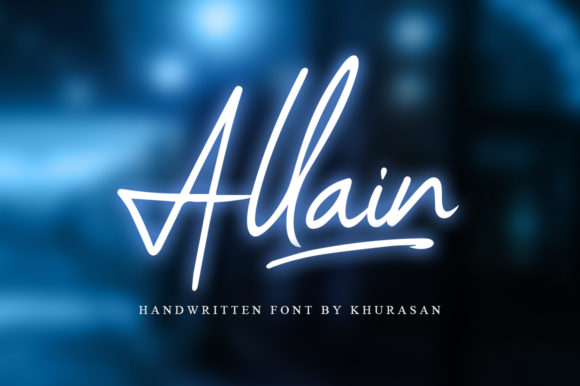Allain: A Timeless Script Font for Editorial Design