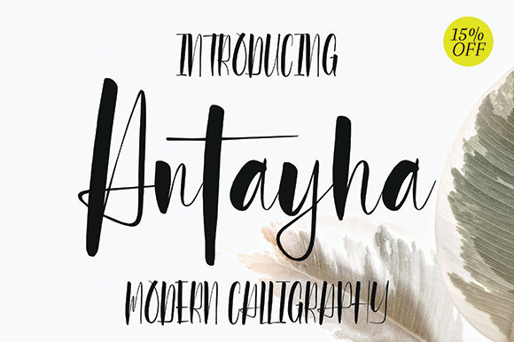 Antayha: A Handwritten Font for Editorial Design and Branding