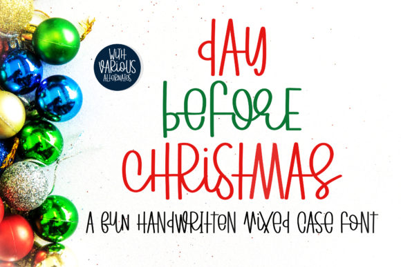 Day Before Christmas: A Font That Adds Heart to Your Editorial Design