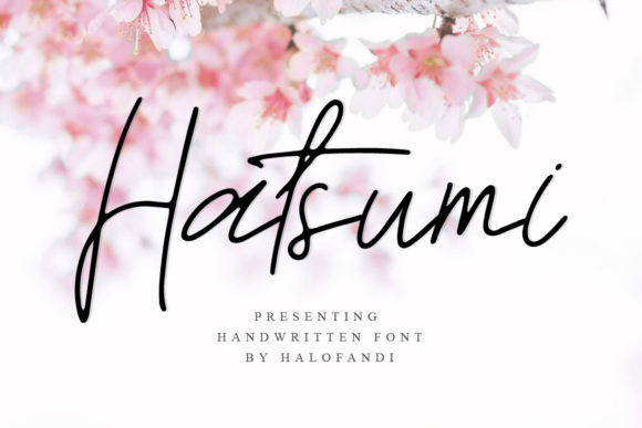 Discover the Beauty of Hatsumi: A Script Font for Crafters and Designers