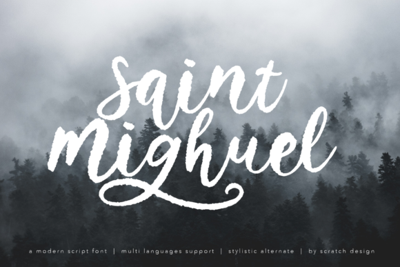 Discover the Beauty of Saint Mighuel Font for Your Craft Projects