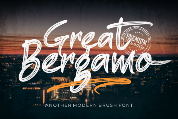 Great Bergamo: A Timeless Script Font for Crafters and Designers