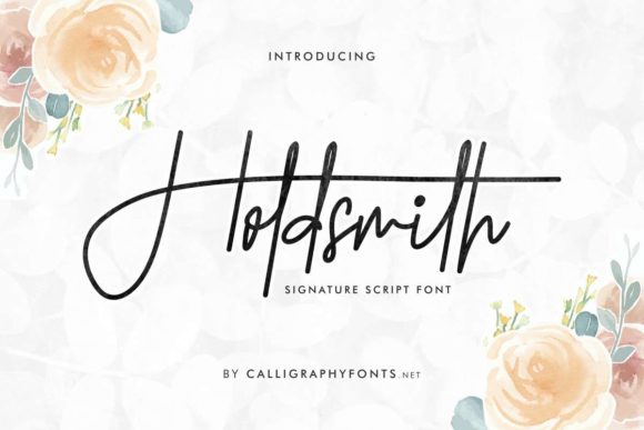 Holdsmith: A Handwritten Font That Breathes Life Into Your Creations