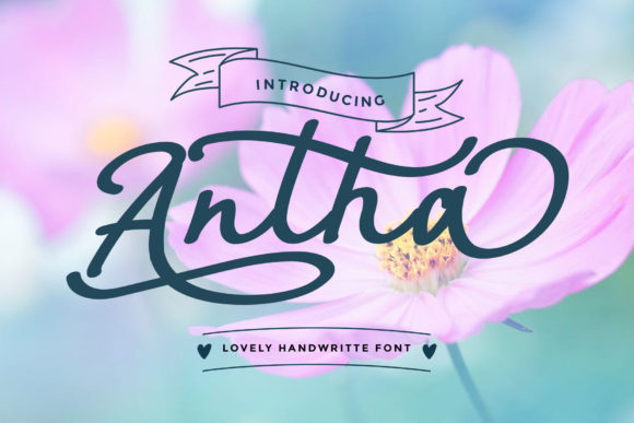 Introducing Antha: The Handwritten Font That Elevates Your Brand