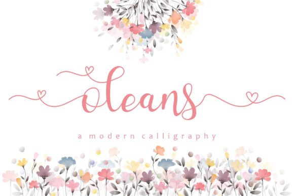 Oleans: A Script Font That Breathes Life into Every Design