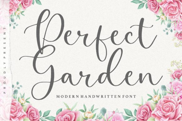Perfect Garden: A Script Font for Dynamic Digital Campaigns