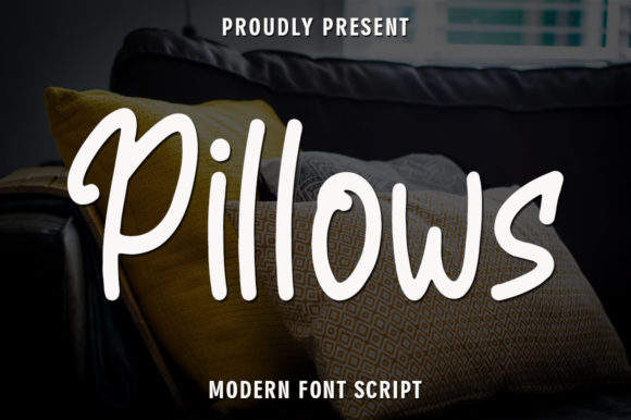Pillows: A Handwritten Font for Editorial Design