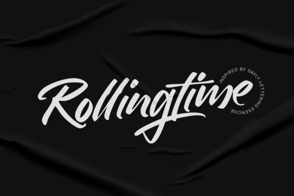 Rollingtime: A Script Font for Campaigns That Speak with Elegance