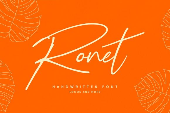 Ronet: A Timeless Script Font for Digital Design