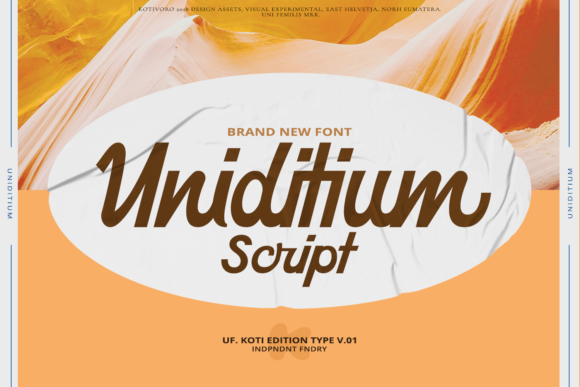 Uniditium: A Font That Breathes Life Into Every Craft Project