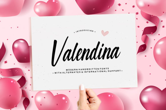 Valendina: The Elegant Script Font for Your Brand’s Visual Identity