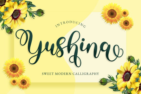 Yushina: A Modern Handwritten Font for Editorial Design